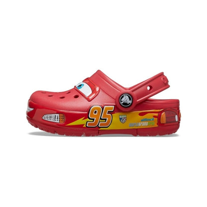 (Genuine) Kids Lightning 𝗠𝗰𝗤𝘂𝗲𝗲𝗻 Racing LED Clogs | Comfortable Non-Slip Sandals for Boys & Girls