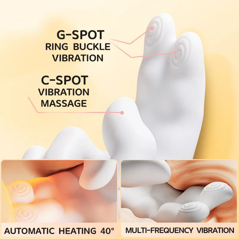 10-Mode Manual-Touch-Feel Heating Dual Massager — Multi-Functional Intimate Massager (USB Charging / Waterproof / Silent)